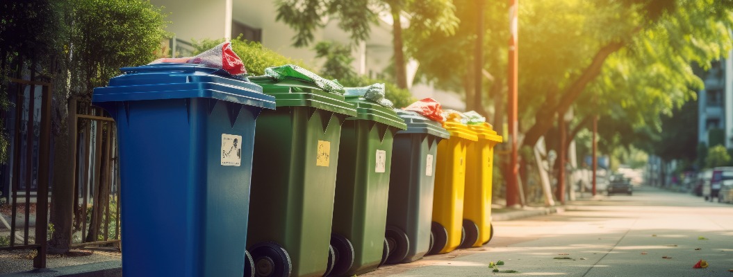 A smart city waste management system using IoT sensors to optimize garbage collection and recycling