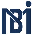 Blaues IDi Logo mit Punkt oben und ineinandergreifenden Buchstaben